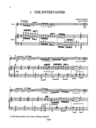 A Joplin album - JOPLIN - Partition - Violon